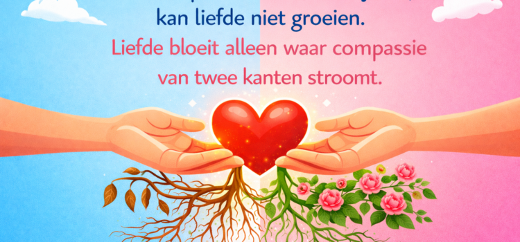 Als compassie niet wederzijds is, kan liefde niet groeien. Als compassie niet wederzijds is, kan liefde niet groeien.