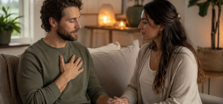 Samen contact maken met emoties in je lichaam: Een lichaamsgericht oefenprogramma voor relatiepartners Samen contact maken met emoties in je lichaam: Een lichaamsgericht oefenprogramma voor relatiepartners